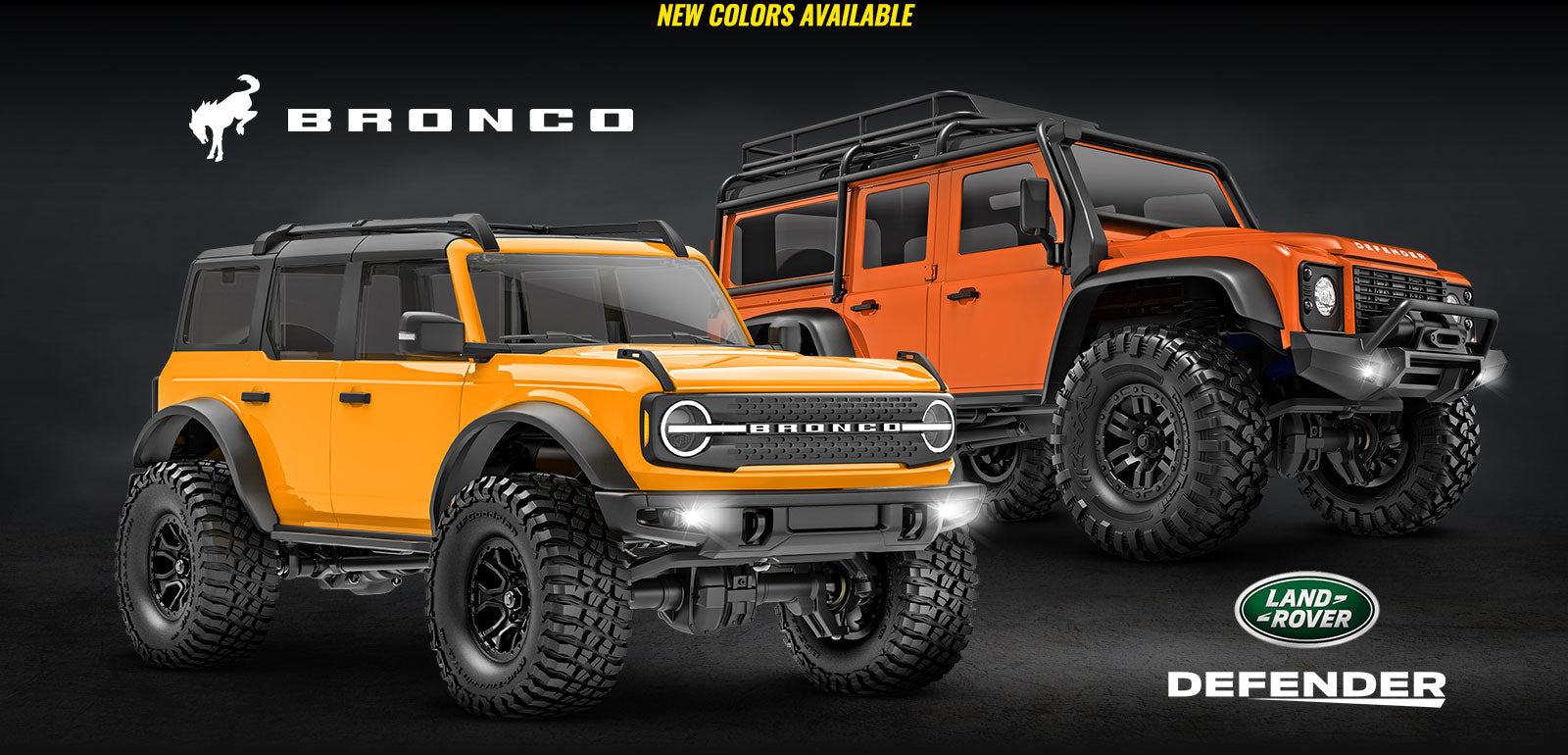 TRX4M ディフェンダー、ブロンコの新色入荷しました!