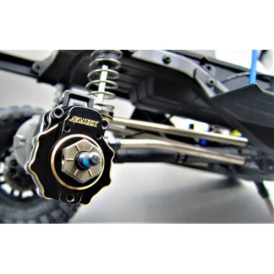 サミックス Traxxas TRX-4用 真鍮ポータルナックルカバー&スケールブレーキローター&キャリパーコンボセット TRX4-4413C2