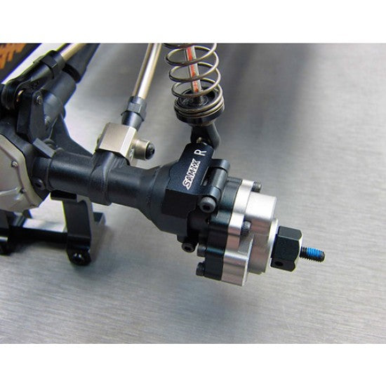 サミックス Traxxas TRX-4用 アルミリアハブキャリア 2個 各色 TRX4-6064