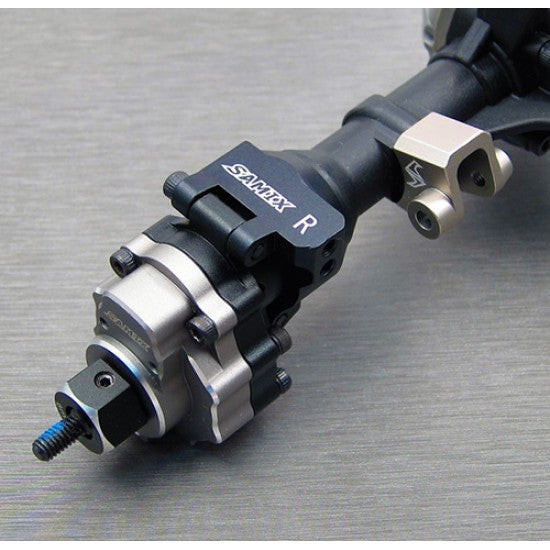 サミックス Traxxas TRX-4用 アルミリアハブキャリア 2個 各色 TRX4-6064