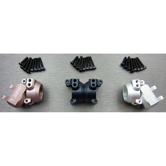 サミックス Traxxas TRX-4用 アルミリアハブキャリア 2個 各色 TRX4-6064