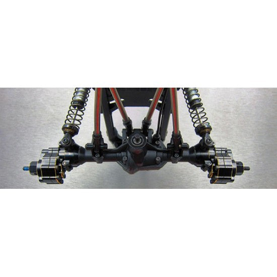 サミックス Traxxas TRX-4用 真鍮製リアハブキャリア 2個入り ブラック TRX4-4064