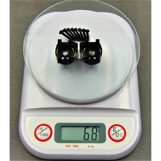 サミックス Traxxas TRX-4用 真鍮製リアハブキャリア 2個入り ブラック TRX4-4064