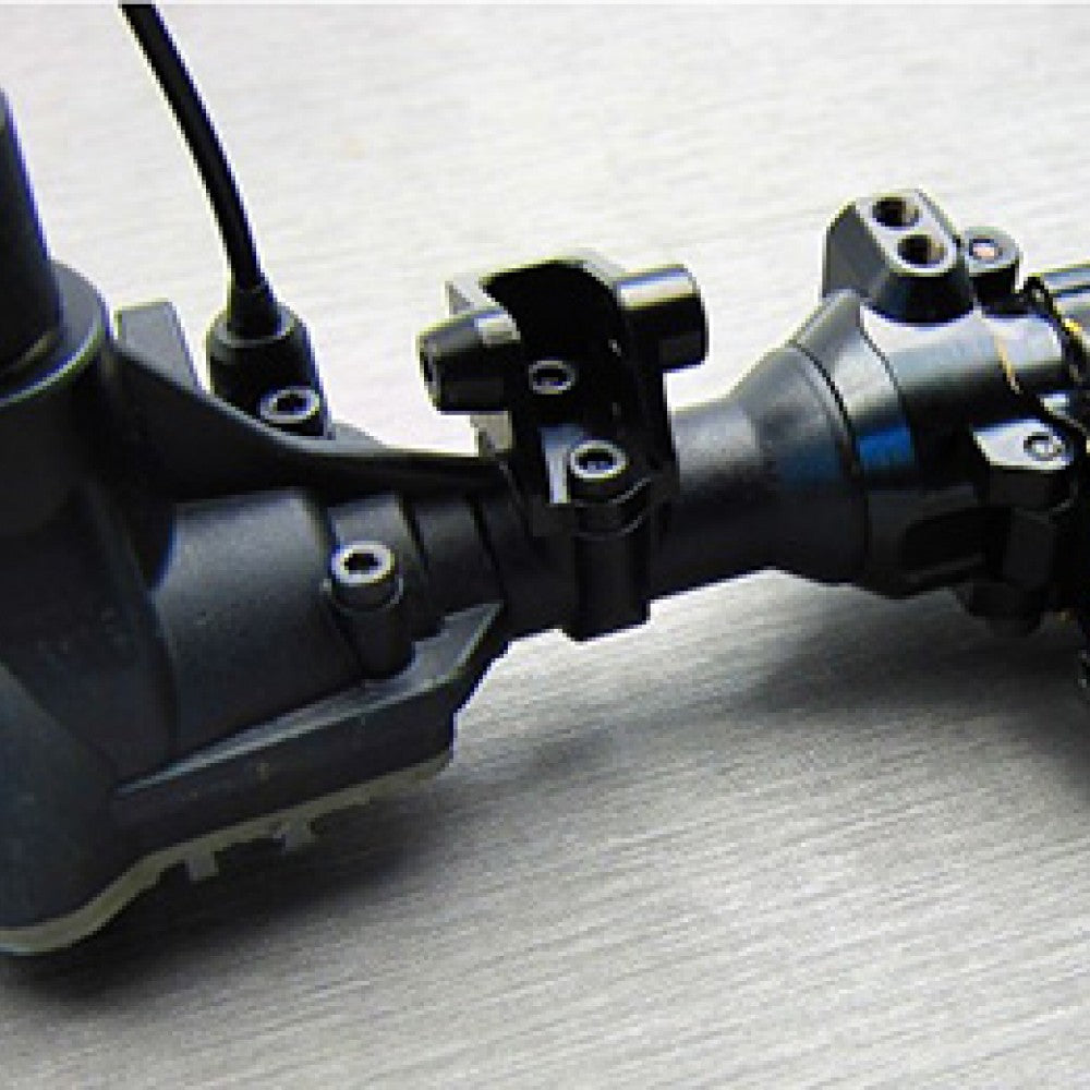 サミックス Traxxas TRX-4用 真鍮製リアインナーポータルカバー (ブラック) (2個) (65g) TRX4-4065