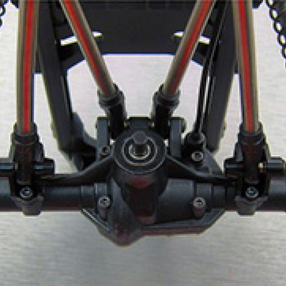 サミックス Traxxas TRX-4用 真鍮製リアインナーポータルカバー (ブラック) (2個) (65g) TRX4-4065