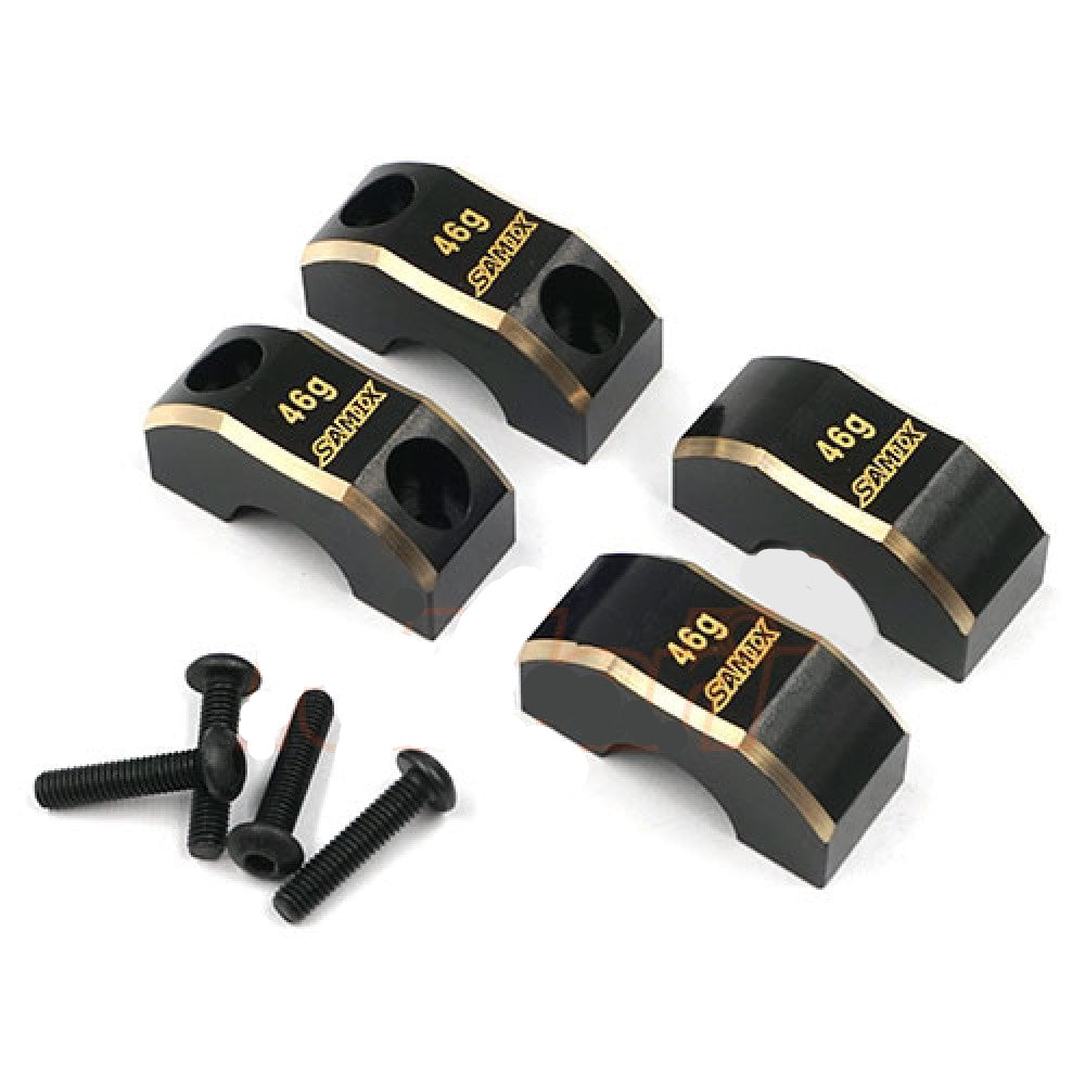 Samix エレメントエンデューロ用 真鍮製リアウェイト 4個入り ブラック