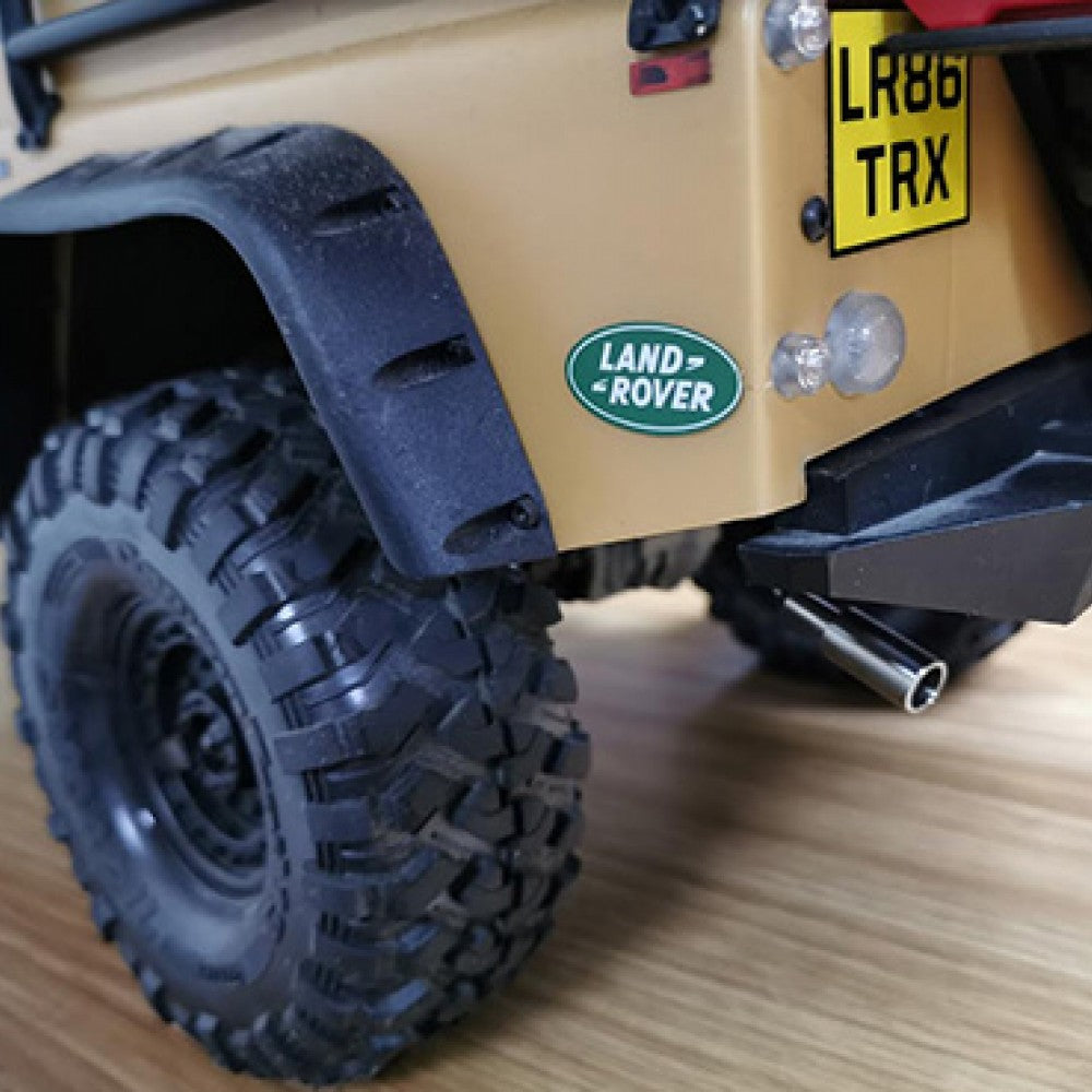 Yeah Racing TRX-4 Defender Axial SCX10 II Element Enduro用 メタルエキゾーストテールパイプ TRX4-078