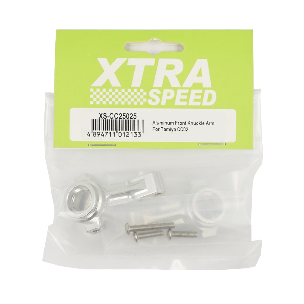 Xtra Speed タミヤCC02用 アルミ製フロントナックルアーム XS-CC25025