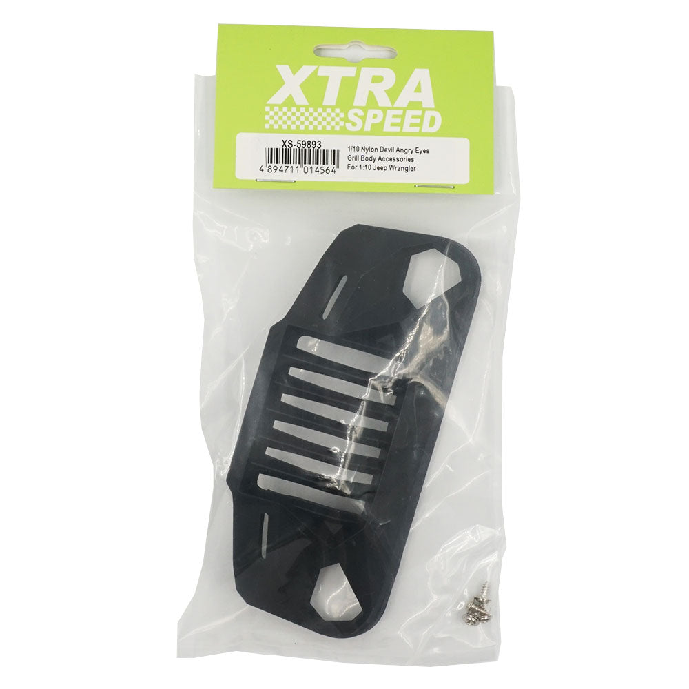 Xtra Speed XS-59765 & XS-59887 用 1/10 ナイロン デビル アングリーアイズ グリル ボディ アクセサリー XS-59893