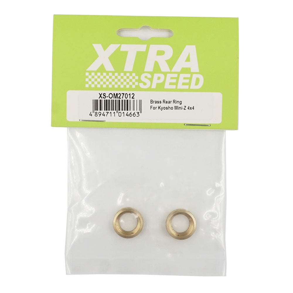 Xtra Speed 京商 MX-01 ミニッツ 4x4用 真鍮リアリング XS-OM27012