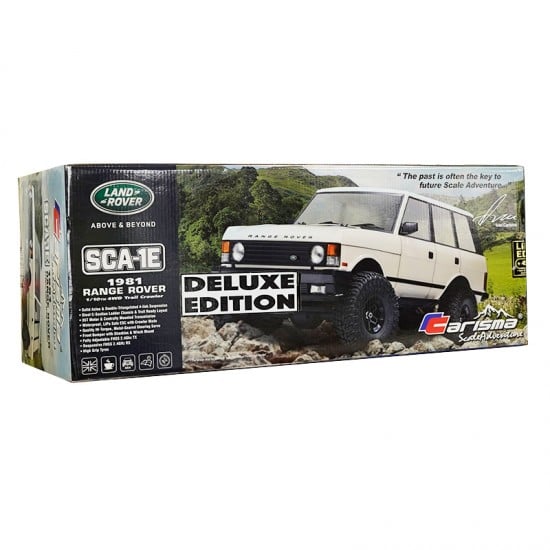カリスマ 1/10 SCA-1E 1981 4ドア ランドローバー レンジローバー オプションパーツ付き 限定スペシャルエディション 4WD RTR クローラー EP ホワイト