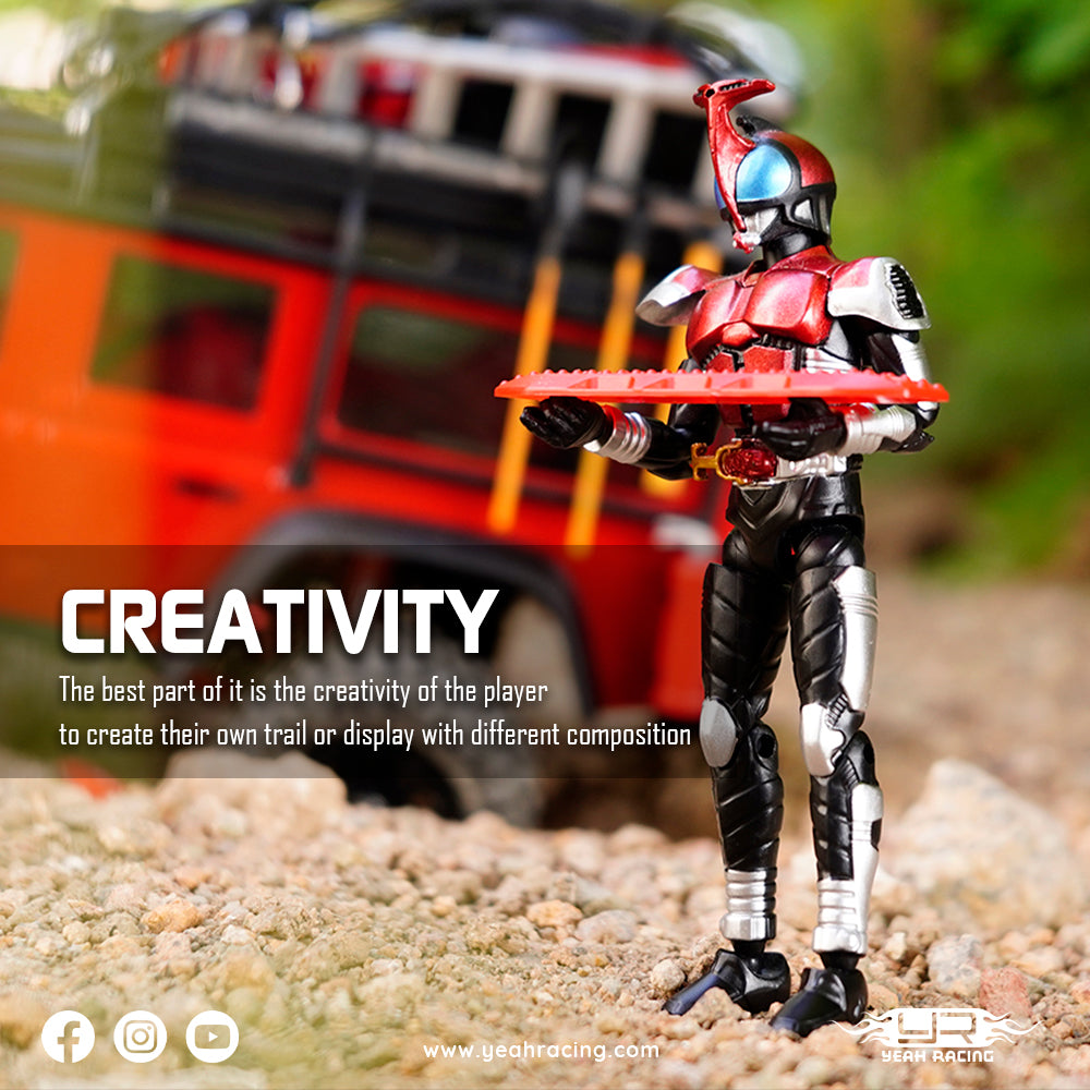 YEAH RACING 1/18 1/16 TRX-4M用 ロッククローラーアクセサリーコンボセット