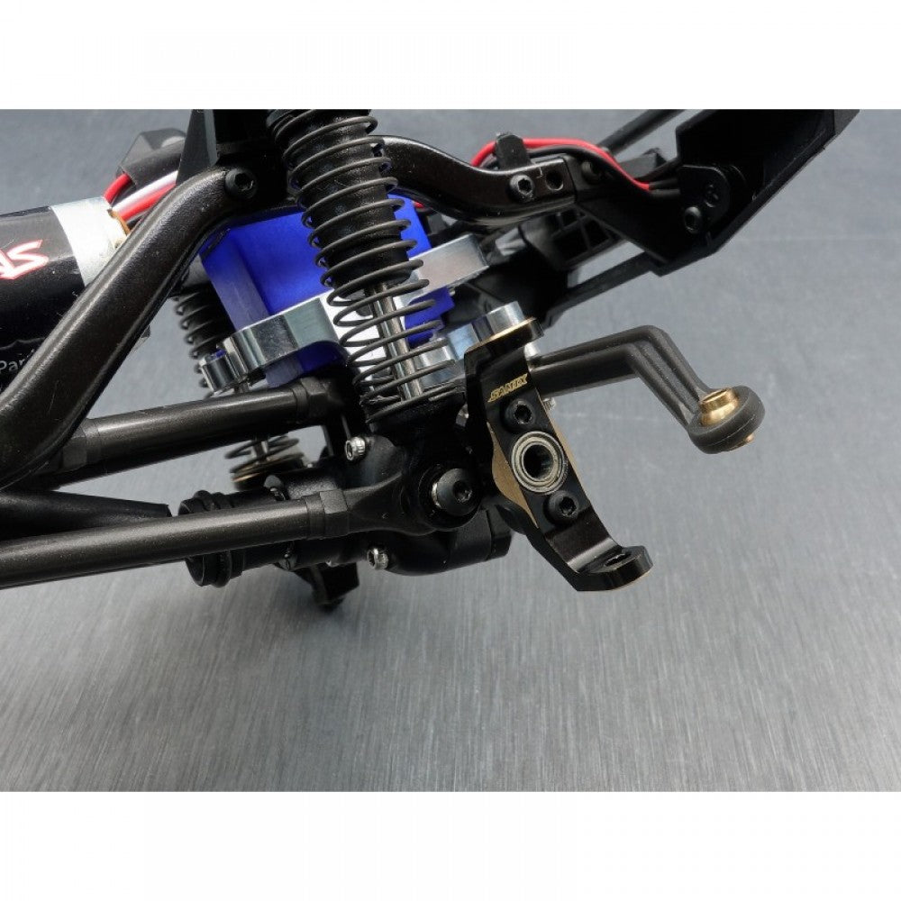 サミックス Traxxas TRX4M用 真鍮ハブキャリア 2個 ブラックゴールド TRX4M-4014