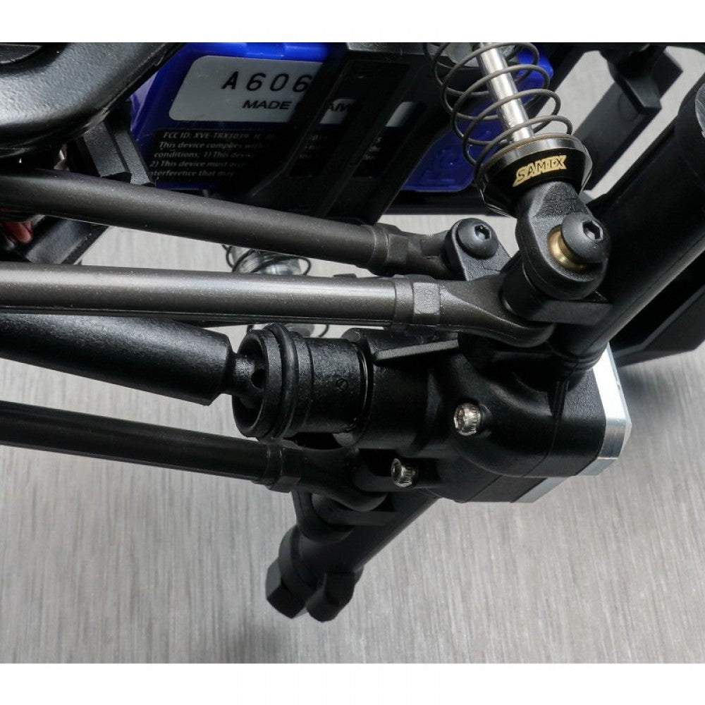 Samix Traxxas TRX-4M用 真鍮ショックスプリングアンダーキャップ(4個)(1.5g) TRX4M-4047