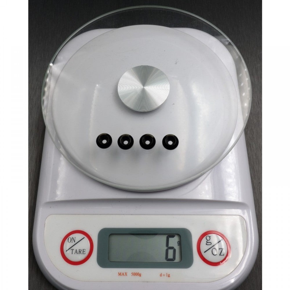 Samix Traxxas TRX-4M用 真鍮ショックスプリングアンダーキャップ(4個)(1.5g) TRX4M-4047