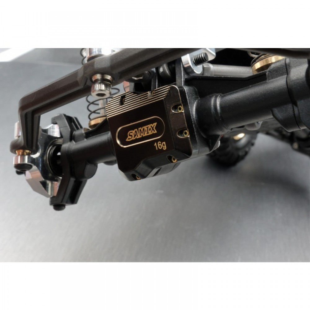 サミックス Traxxas TRX4M用 真鍮製デファレンシャルカバー TRX4M-4075各色