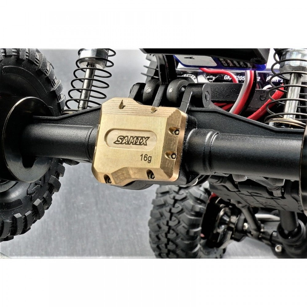 サミックス Traxxas TRX4M用 真鍮製デファレンシャルカバー TRX4M-4075各色