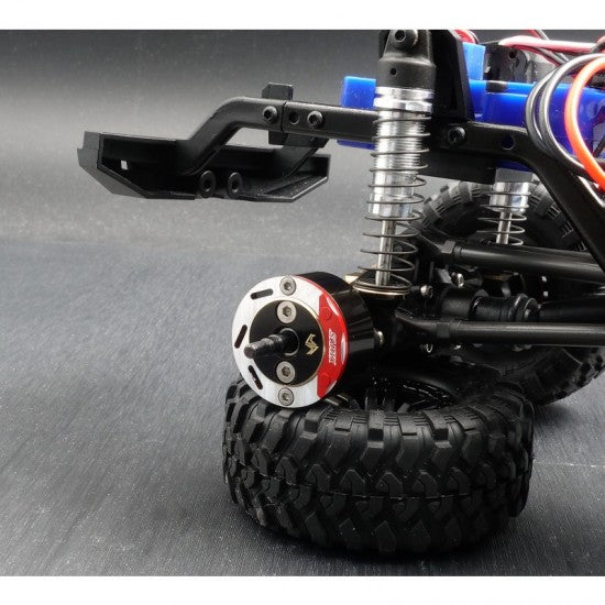 サミックス Traxxas TRX4M用 真鍮製リアブレーキアダプターセット(スケールブレーキローター&キャリパー付き)TRX4M-4415FS