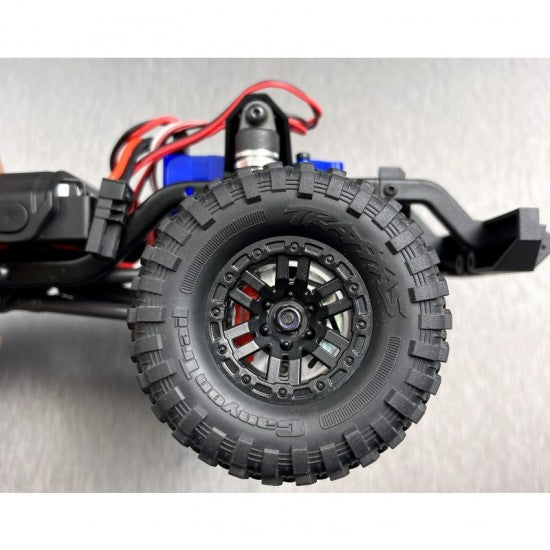 サミックス Traxxas TRX4M用 真鍮製リアブレーキアダプターセット(スケールブレーキローター&キャリパー付き)TRX4M-4415FS
