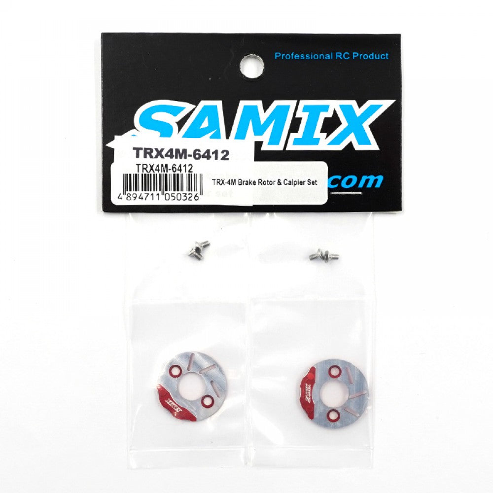 サミックス Traxxas TRX4M用 ブレーキローター&キャリパーセット TRX4M-6412