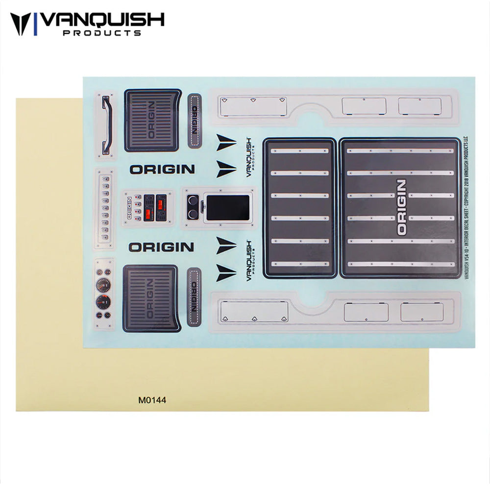 Vanquish オリジン クリアボディセット 1/10 RCクローラー用 VPS10116