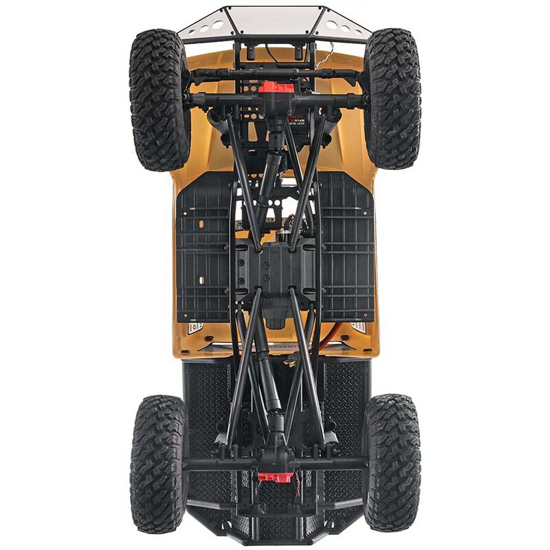 アキシャル 1/10 SCX10 II トレイルホンチョ 4WD ロッククローラー ブラシモーター付き RTR