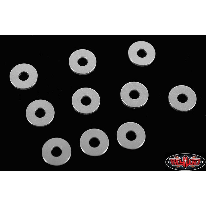 RC4WD 2.5mm シルバースペーサー 平ワッシャー (x10個) Z-S0894