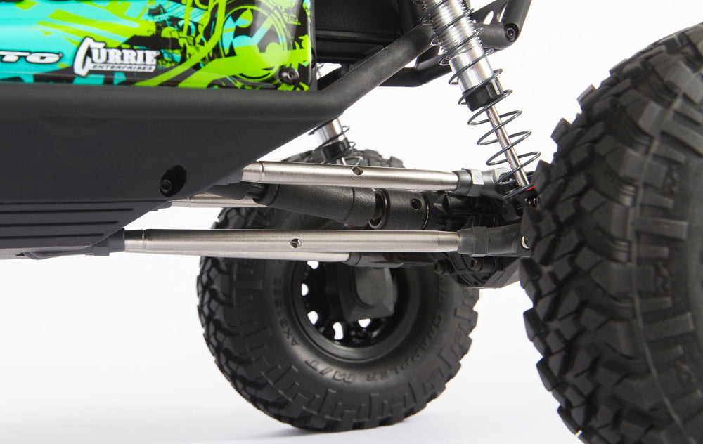 アキシャル 1/10 1/10 キャプラ カプラ アンリミテッド 1.9 4X4 トレイルバギー ブラッシュド RTR グリーン