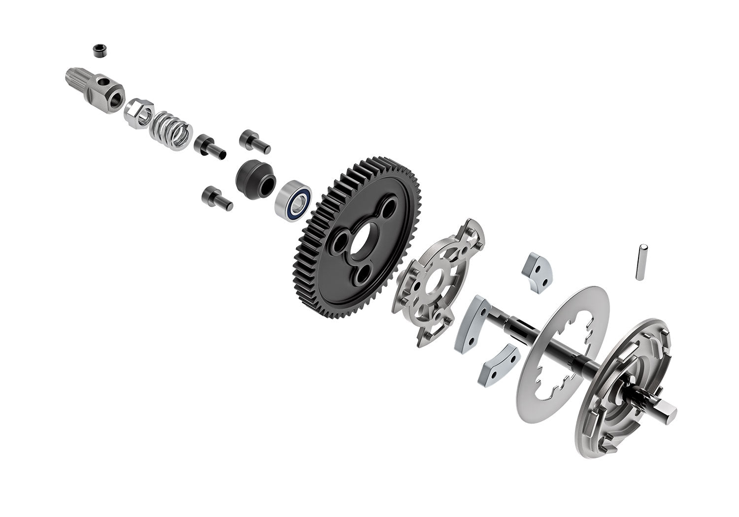 トラクサス ラプターR 塗装済み完成品 4WD ブラシレスモーター 101076-4 レッド