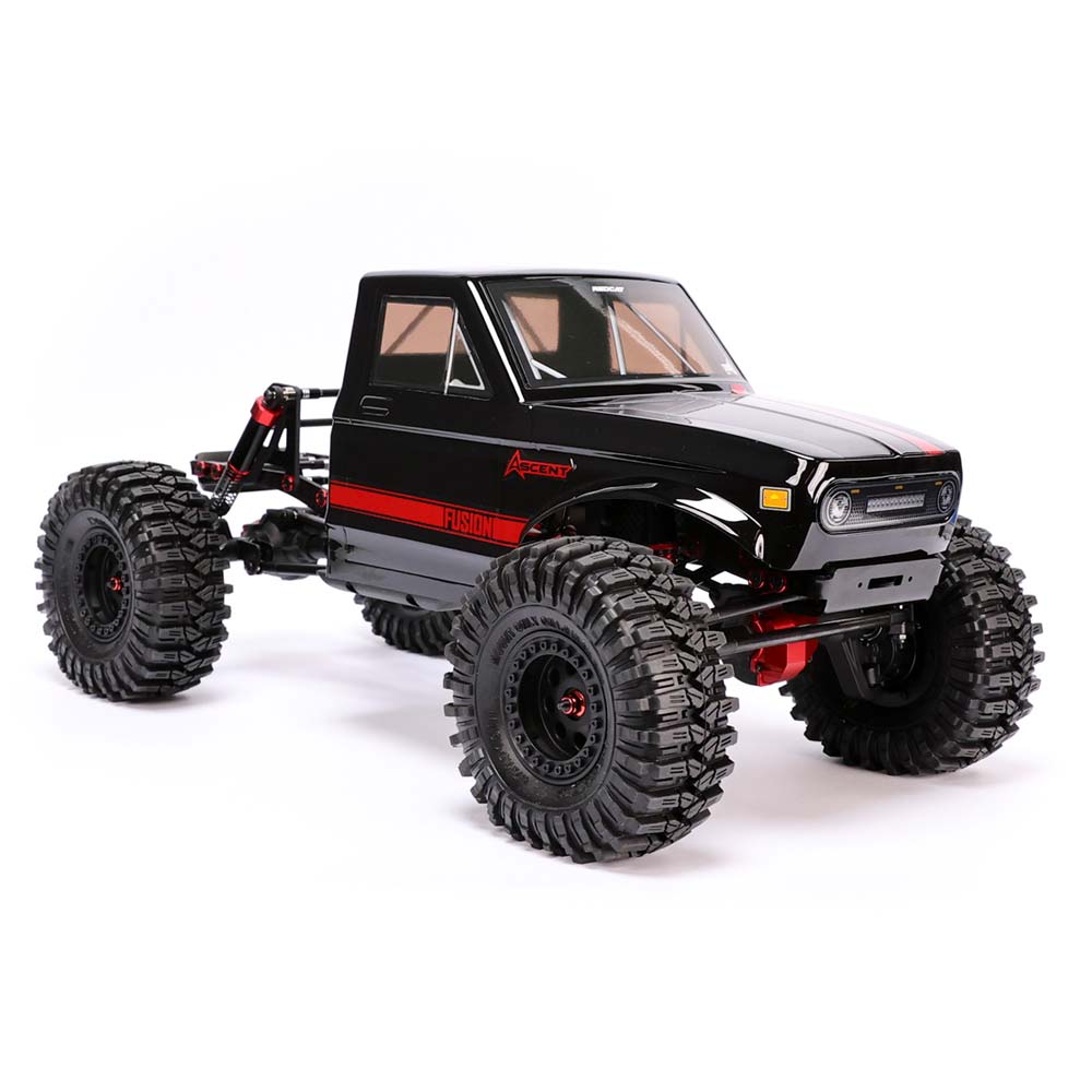 【アウトレット 箱痛みあり】REDCAT Ascent Fusion LCG 1/10 4WD RTR ブラシレス スケール ロック クローラー (ブラック)