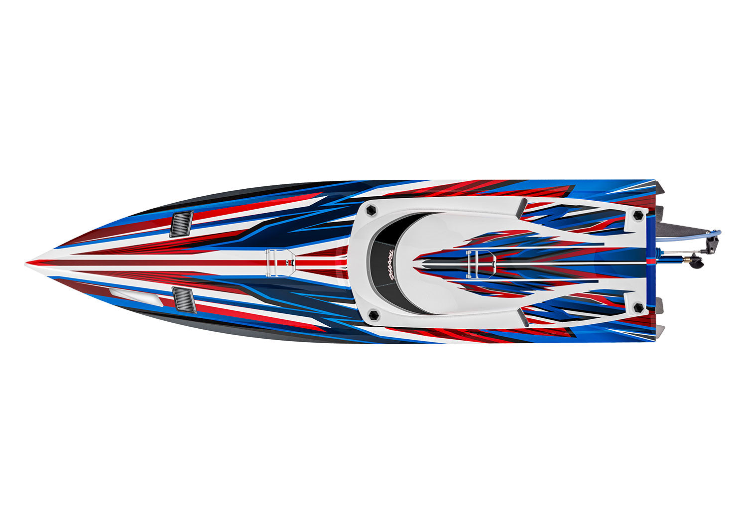 トラクサス スパルタンSR "高性能RTRレースボート、ブラシレス、TQ 2.4GHzプロポ、自動復元機能付き 103076-4 各色