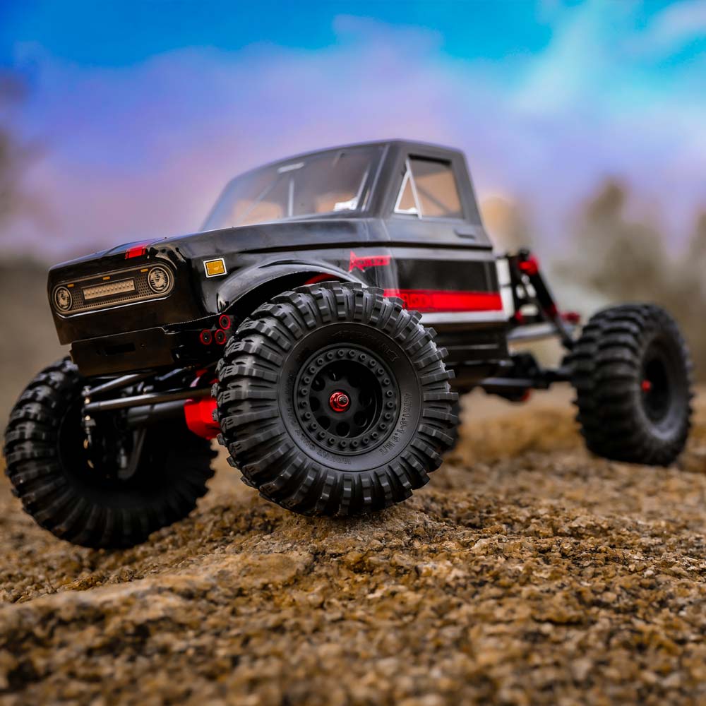 【アウトレット 箱痛みあり】REDCAT Ascent Fusion LCG 1/10 4WD RTR ブラシレス スケール ロック クローラー (ブラック)