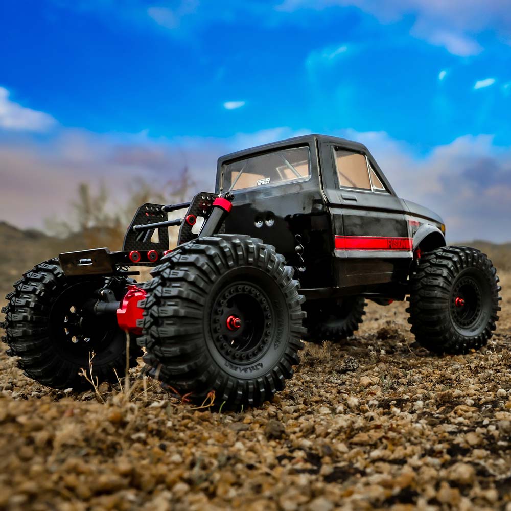 【アウトレット 箱痛みあり】REDCAT Ascent Fusion LCG 1/10 4WD RTR ブラシレス スケール ロック クローラー (ブラック)