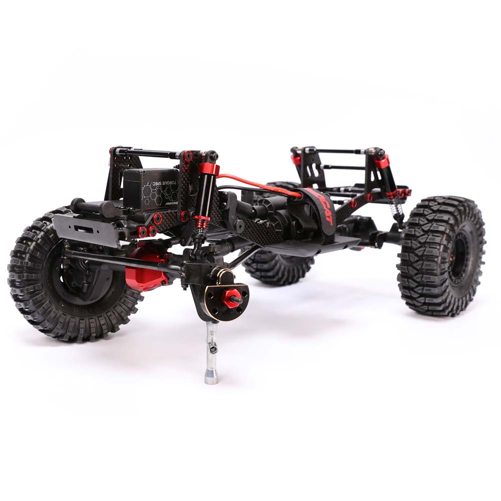 【アウトレット 箱痛みあり】REDCAT Ascent Fusion LCG 1/10 4WD RTR ブラシレス スケール ロック クローラー (ブラック)