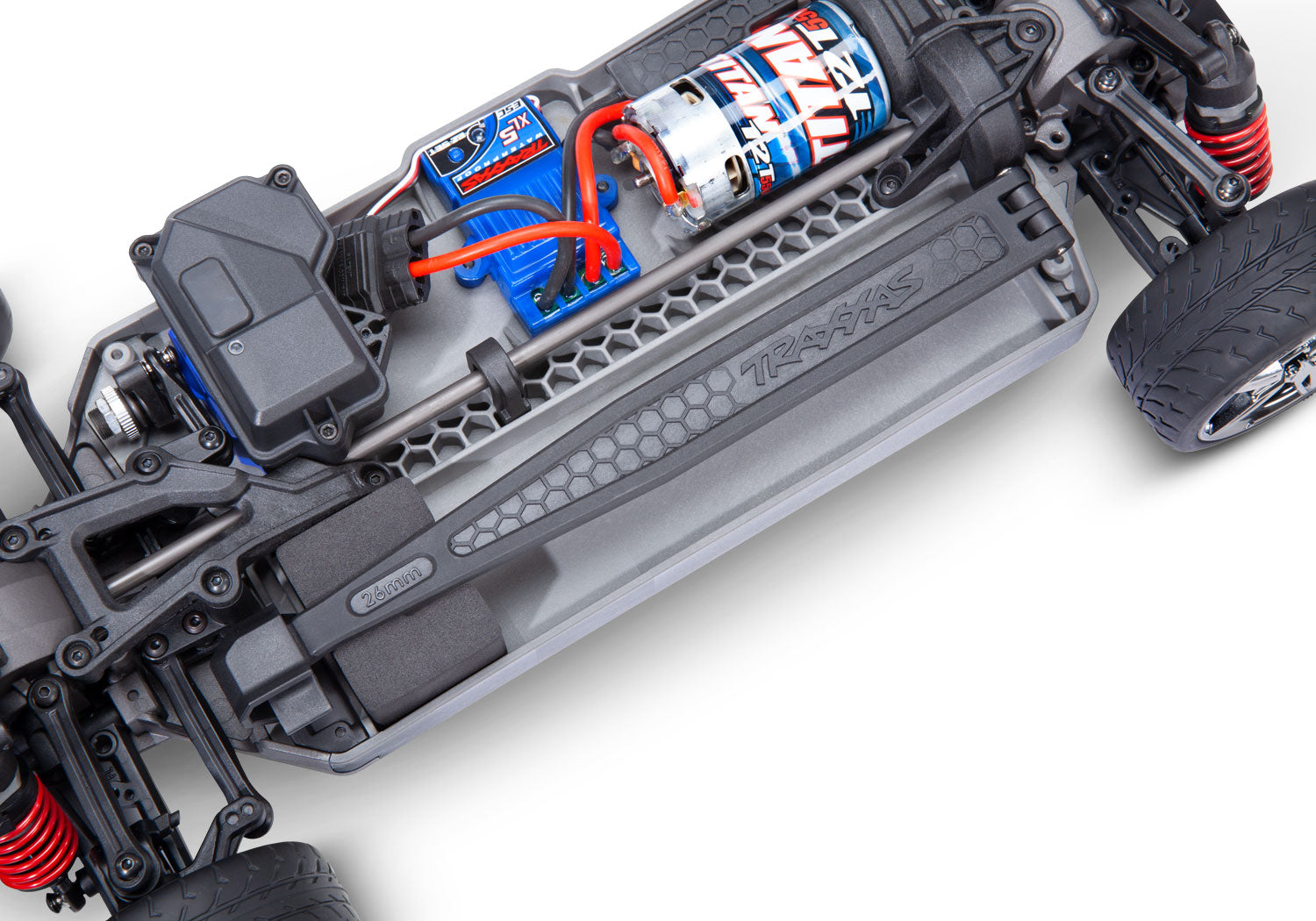 トラクサス 1/10 シボレー CORVTTE レッド RTR 塗装済み完成品 コルベット 93054-4