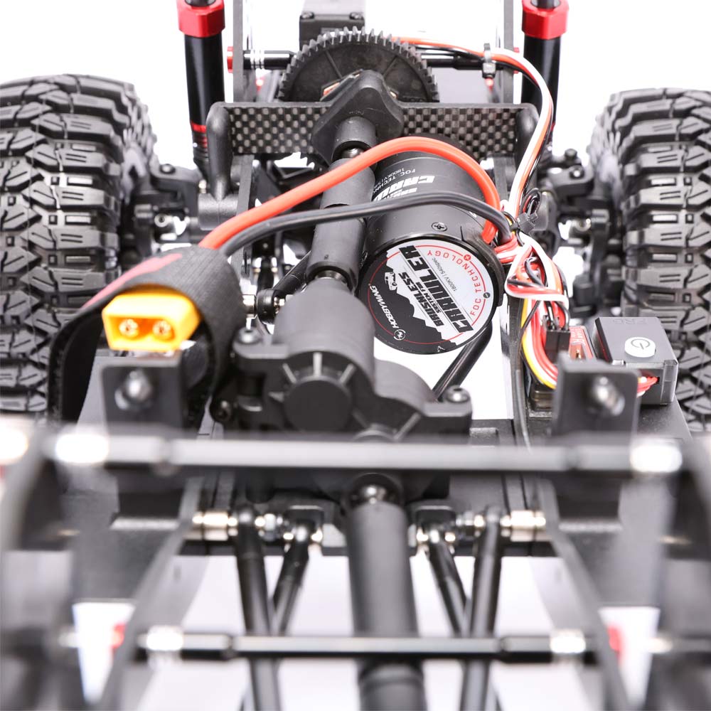 【アウトレット 箱痛みあり】REDCAT Ascent Fusion LCG 1/10 4WD RTR ブラシレス スケール ロック クローラー (ブラック)
