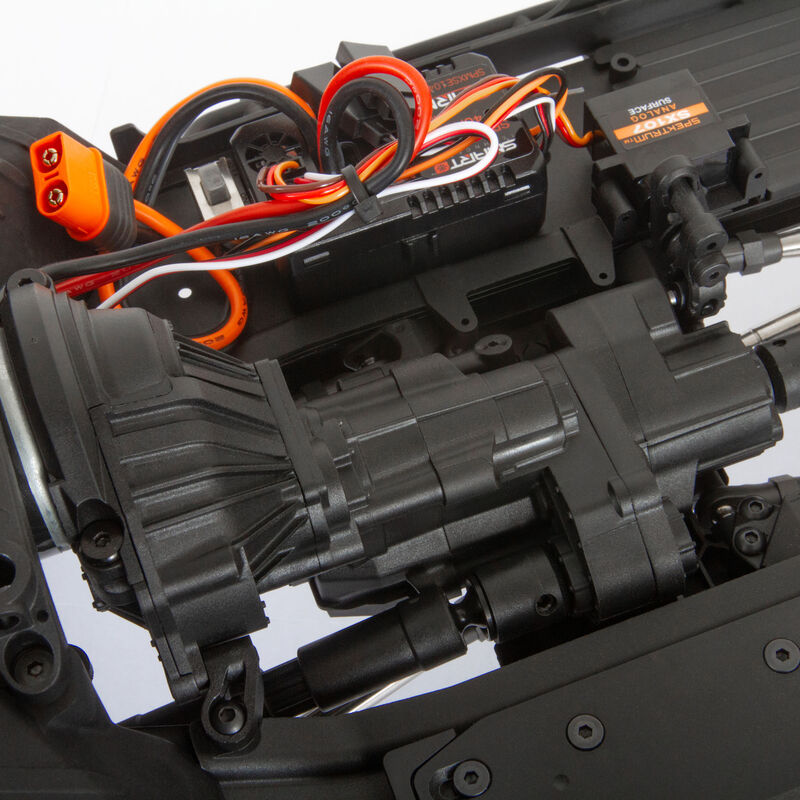 アキシャル 1/10 SCX10 III ジープ JT グラディエーター 4X4 ロッククローラー ポータル付き RTR、グレー