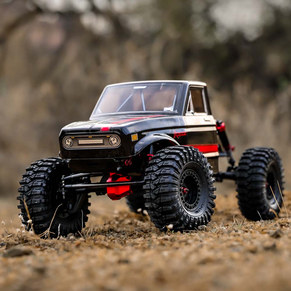 【アウトレット 箱痛みあり】REDCAT Ascent Fusion LCG 1/10 4WD RTR ブラシレス スケール ロック クローラー (ブラック)