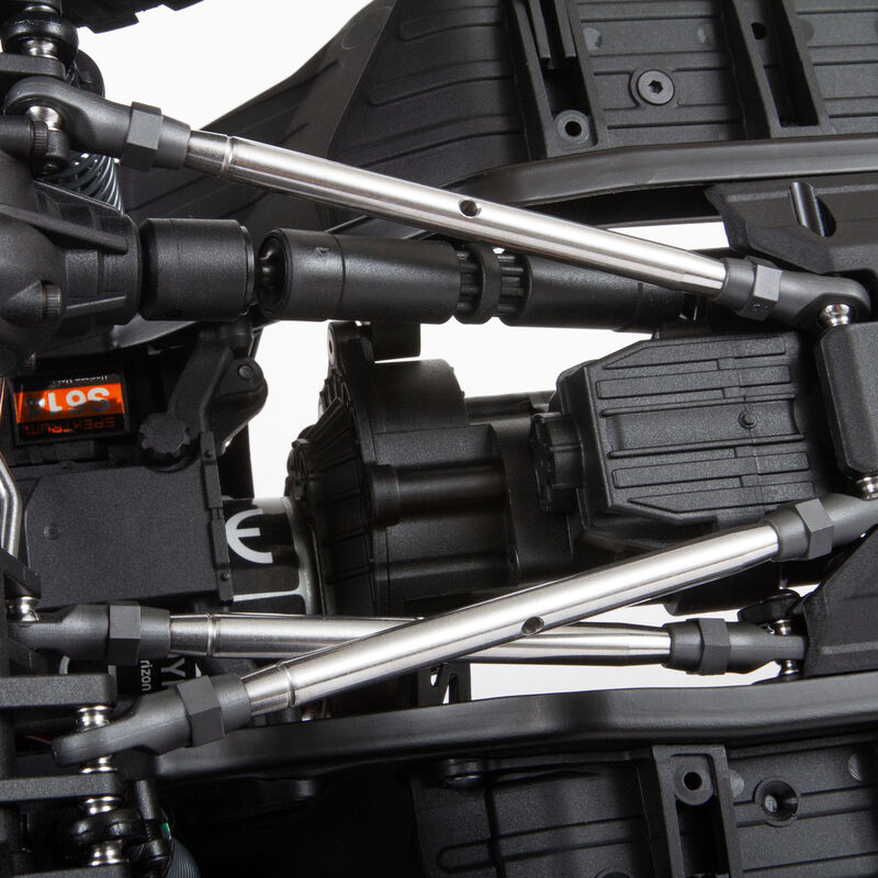 アキシャル 1/10 SCX10 III ジープ JT グラディエーター 4X4 ロッククローラー ポータル付き RTR、グレー