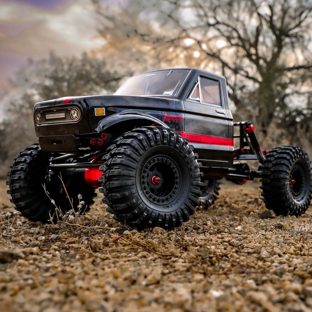 【アウトレット 箱痛みあり】REDCAT Ascent Fusion LCG 1/10 4WD RTR ブラシレス スケール ロック クローラー (ブラック)