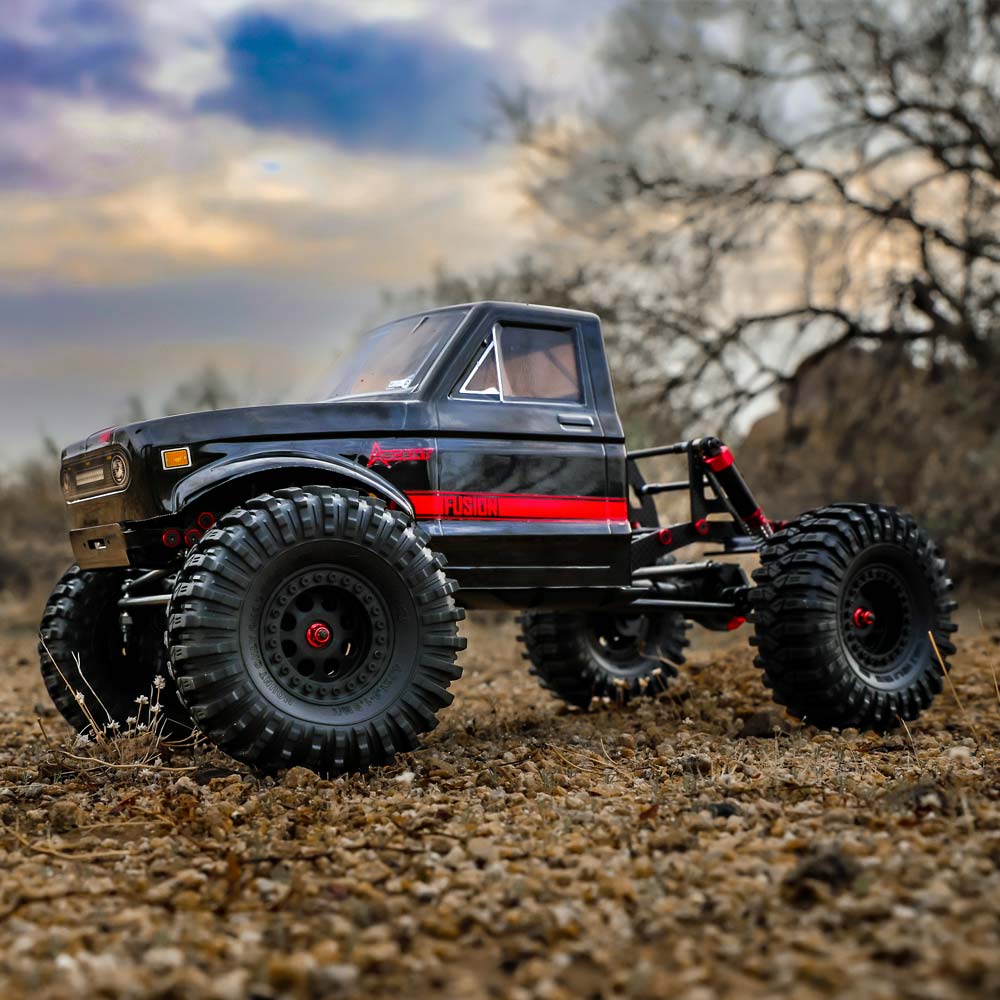 【アウトレット 箱痛みあり】REDCAT Ascent Fusion LCG 1/10 4WD RTR ブラシレス スケール ロック クローラー (ブラック)