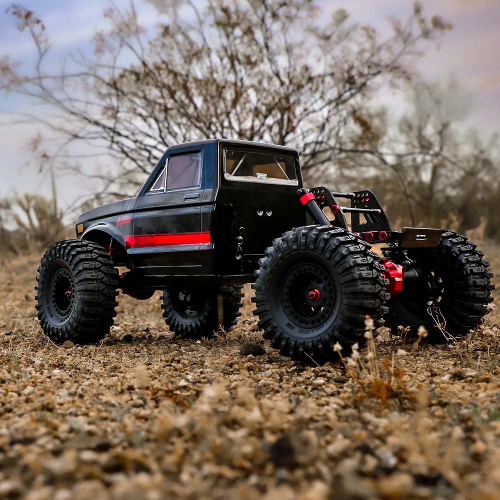 【アウトレット 箱痛みあり】REDCAT Ascent Fusion LCG 1/10 4WD RTR ブラシレス スケール ロック クローラー (ブラック)
