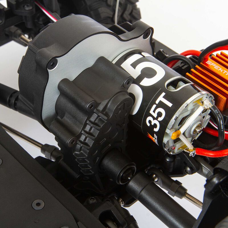 アキシャル1/10 SCX10 III ベースキャンプ 4X4 ロッククローラー ブラシモーター仕上げ RTR、グリーン