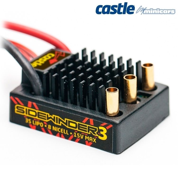 キャッスルクリエーションズ 1/10 RCカー、クローラー用ESC サイドワインダー 3 スポーツ 防水 010-0115-00