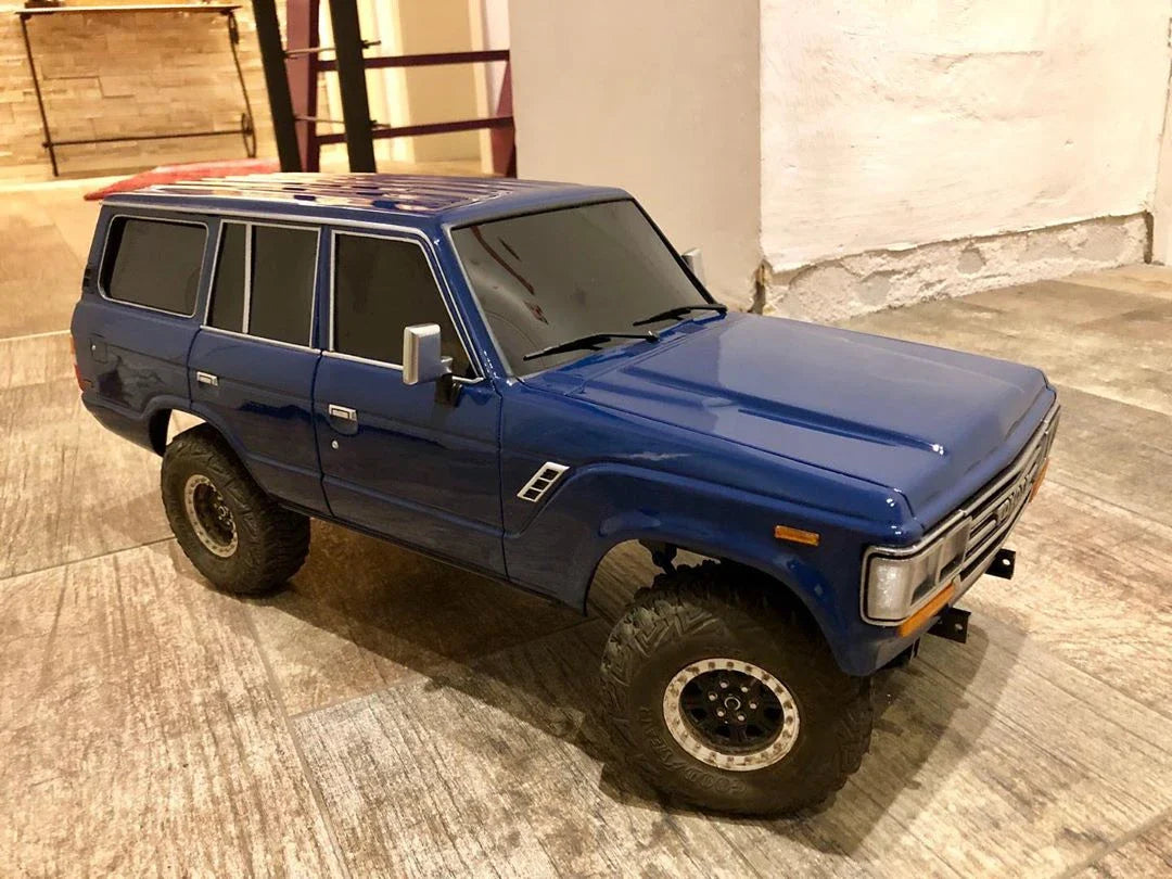 1/10 ランドクルーザー60 FJ60 丸目 ボディ組み立てキット+ 専用ボディ MUSC01 組み立てシャーシキット セット
