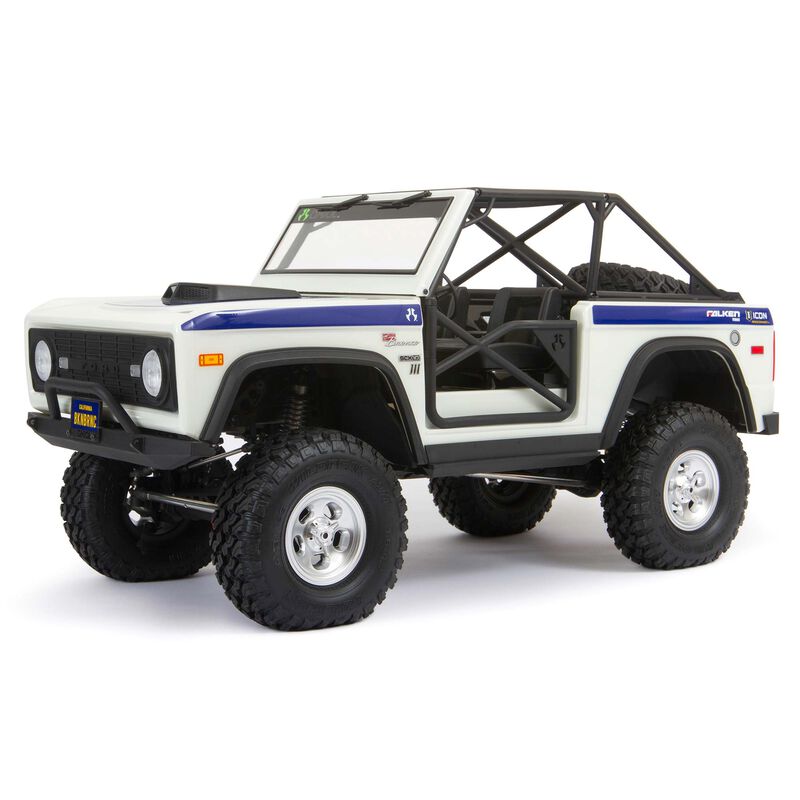 アキシャル 1/10 SCX10 III 初期型フォード ブロンコ 4X4 RTR ホワイト