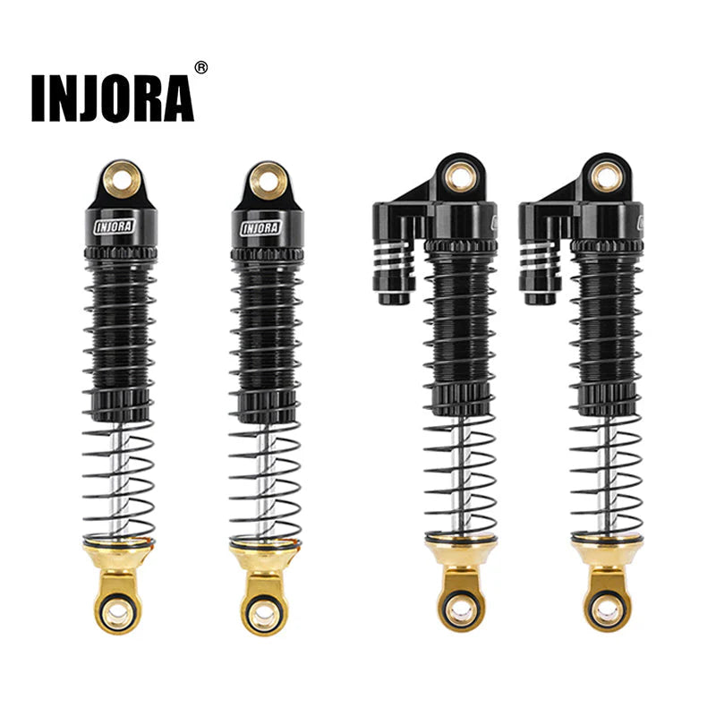 1/18 TRX4M用 59mmロングスレッドオイルショック 真鍮エンド付き (2本、4本)