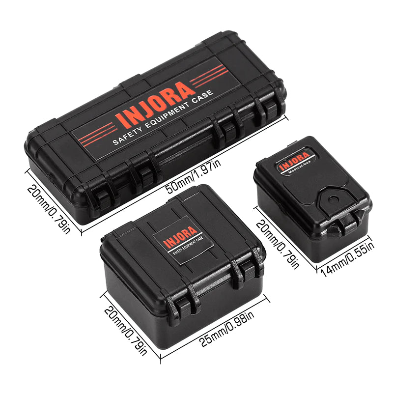 1/18 1/24 RC クローラー用 ミニ収納ボックス 機器ケース スケールパーツ アクセサリー TRX4M SCX24 ミニッツ4X4などに