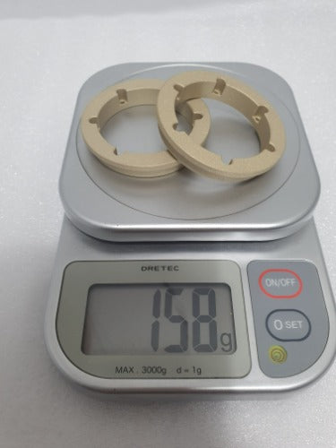 H-TECH 真鍮ホイールウェイト 2.2インチ マイナスオフセットホイール用 (2個)