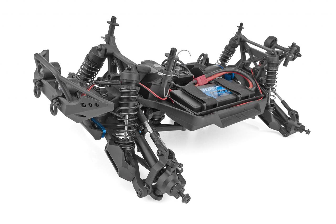 ASSOCIATED RIVAL MT10 ブラシレス RTR V2、レッド 20518